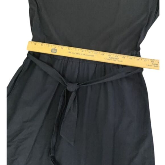 Banana Republic Navy Blue Tiered Maxi Dress Size L - Picture 8 of 11